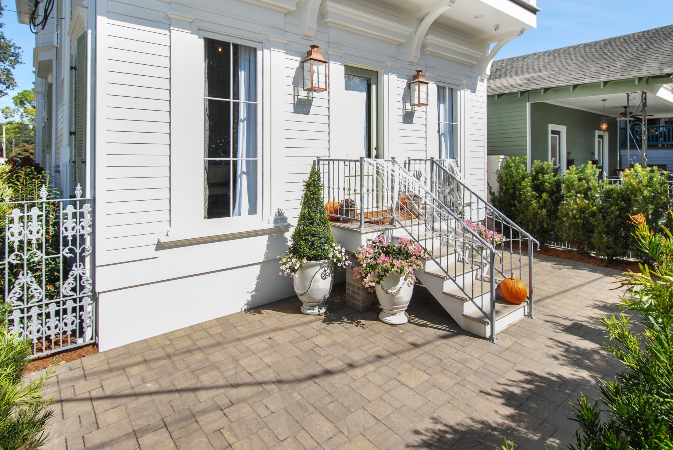 Exterior of Audubon House new construction home designed and built by DMG