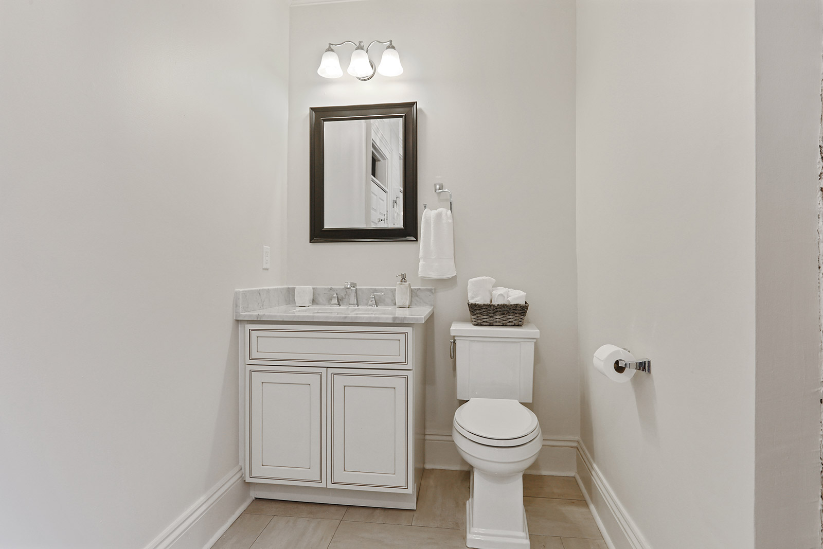 Charles House Bathroom Renovation designed and built by DMG Design+Build