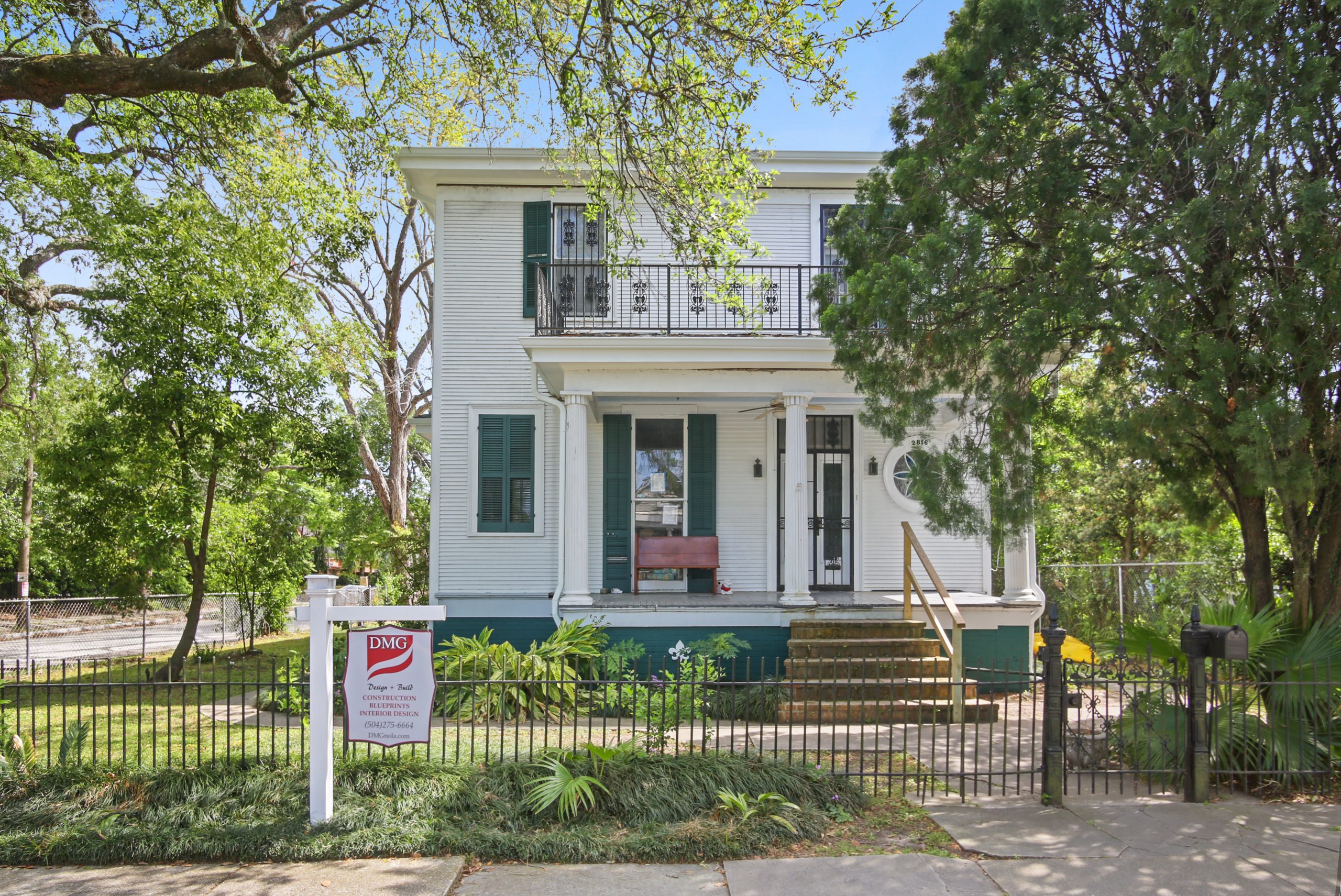 Grand House Exterior Renovation designed and completed by DMG