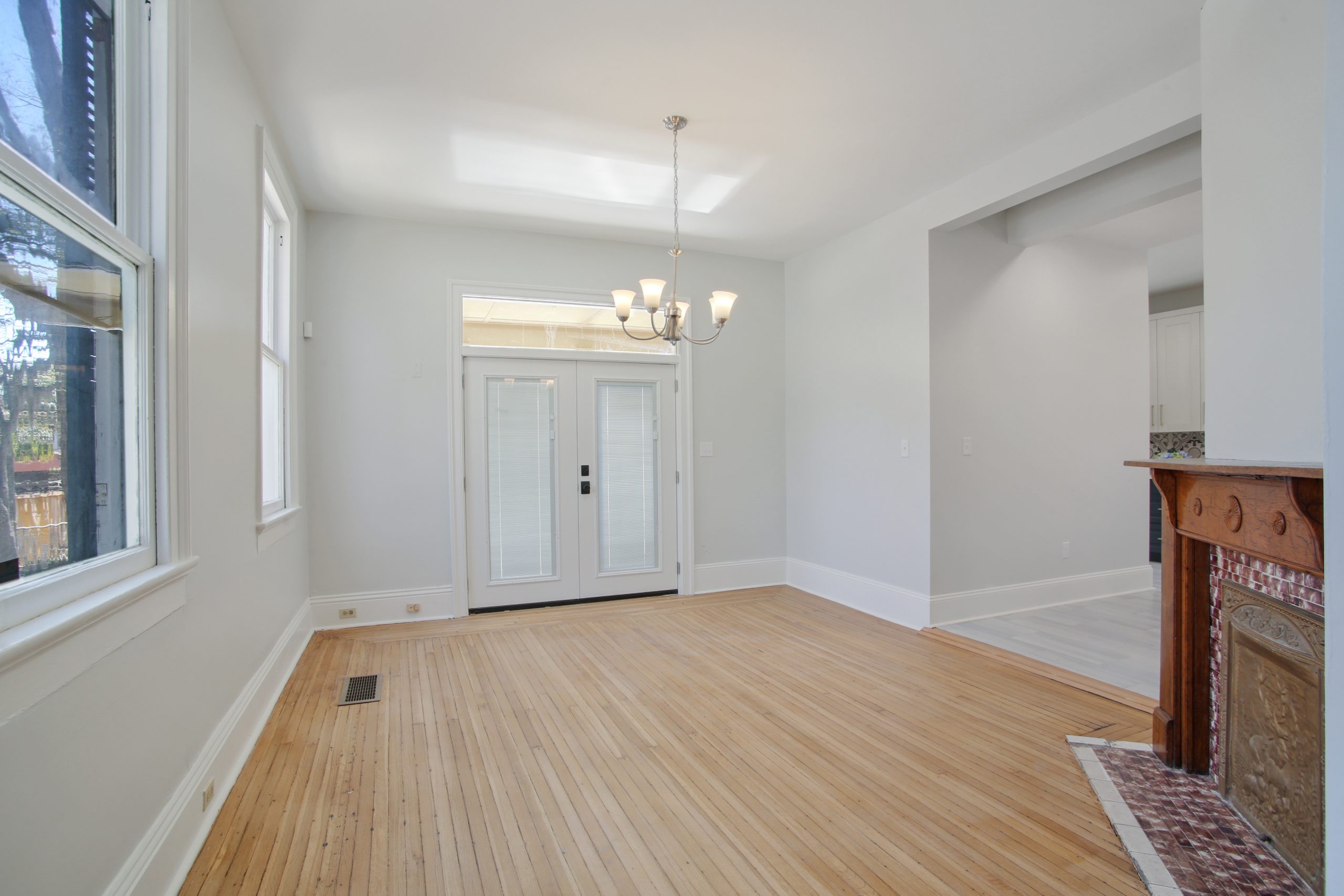 Grand House Historic Home Living Room Renovation designed and built by DMG Design+Build