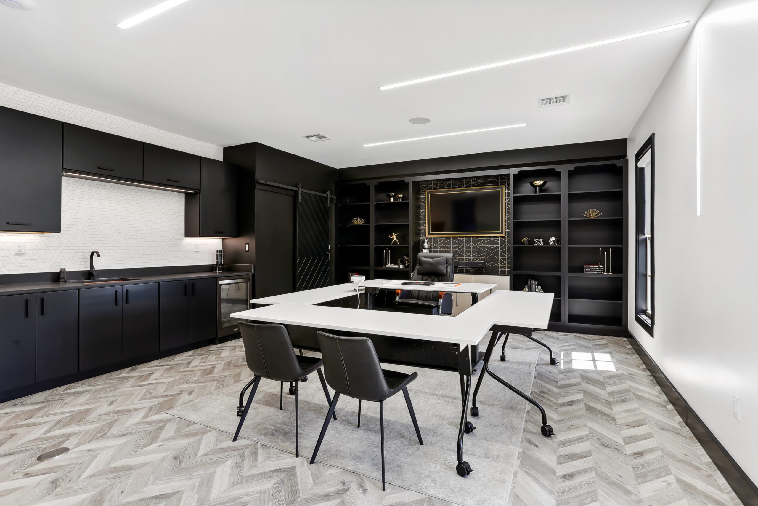 Palmetto House home office Home Addition designed and built by DMG Design+Build