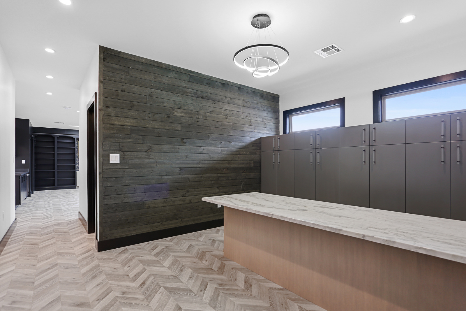 Palmetto House home office Home Addition designed and built by DMG Design+Build