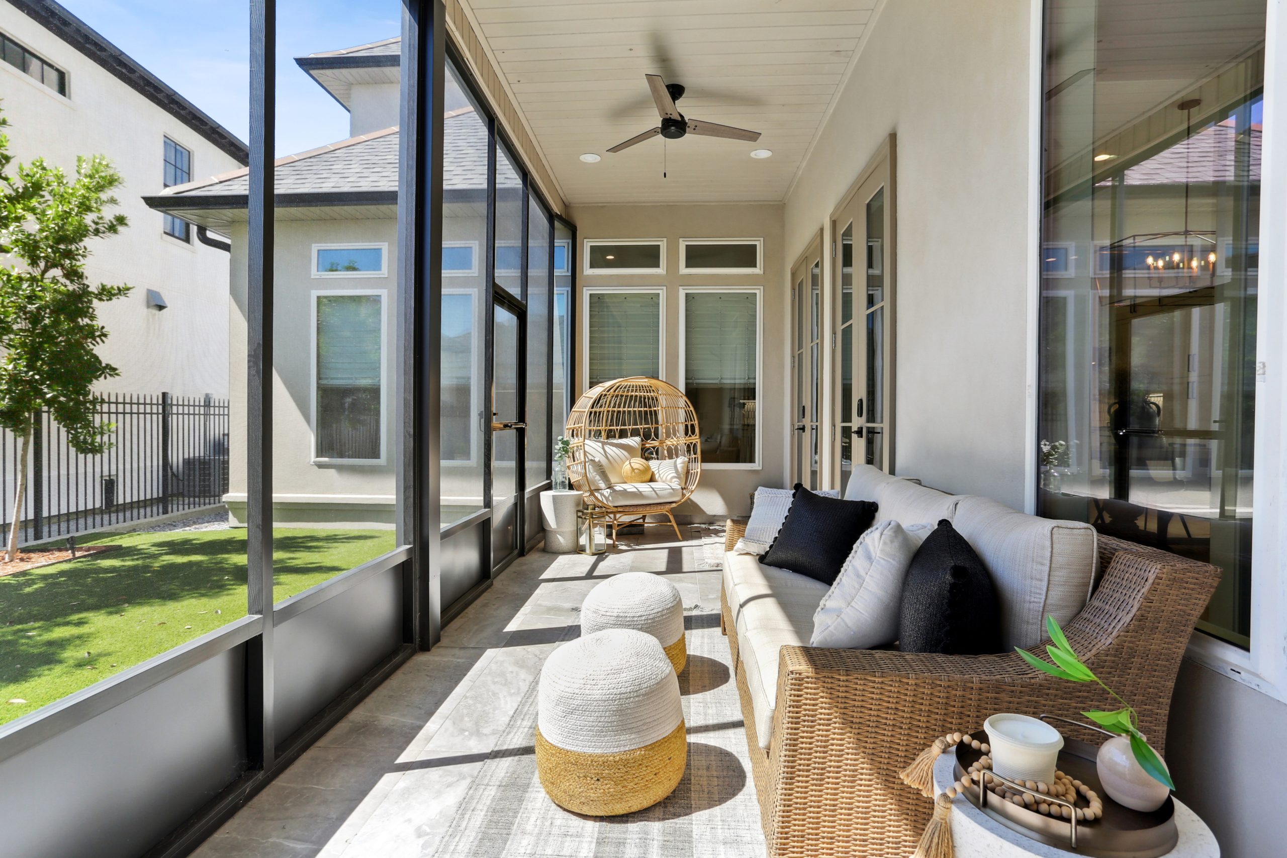 Palmetto House Luxury Sunroom Renovation designed and built by DMG Design+Build