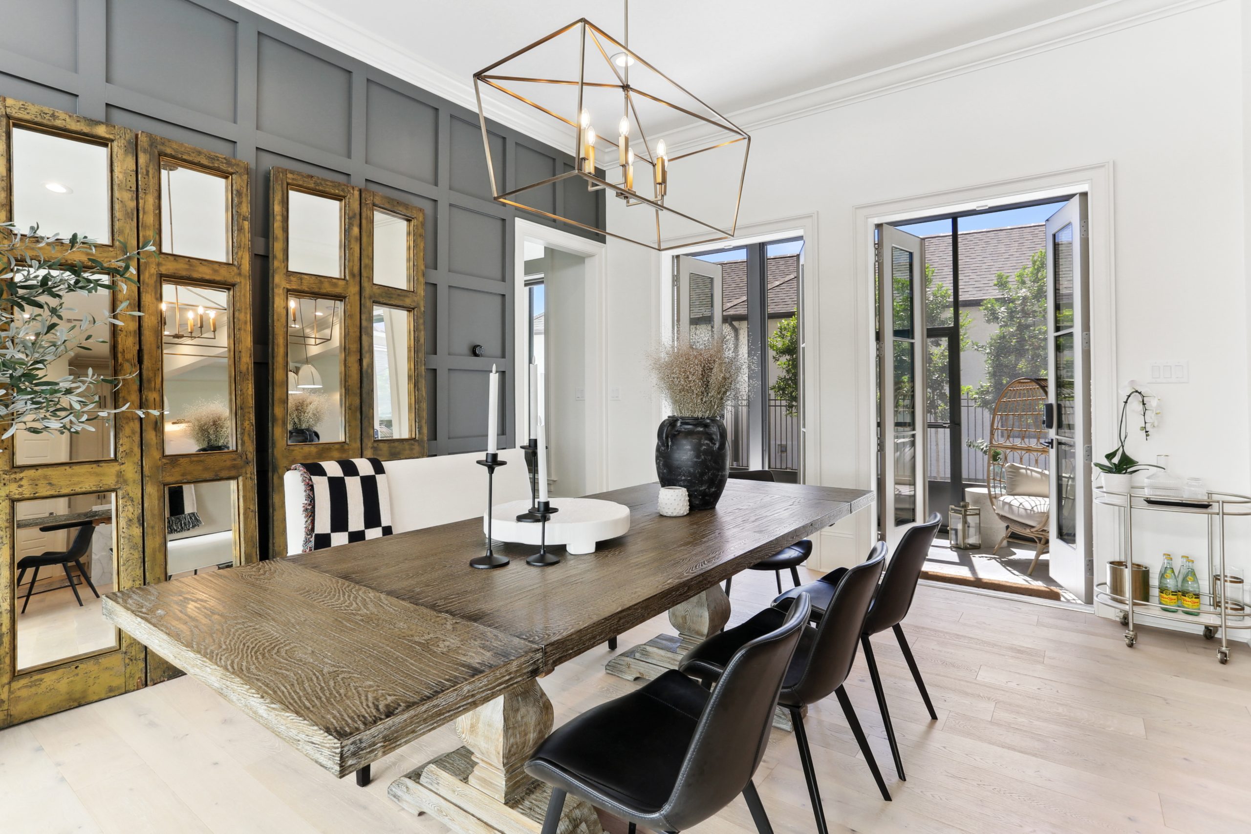 Palmetto House Luxury Custom Dining Room designed and built by DMG Design+Build