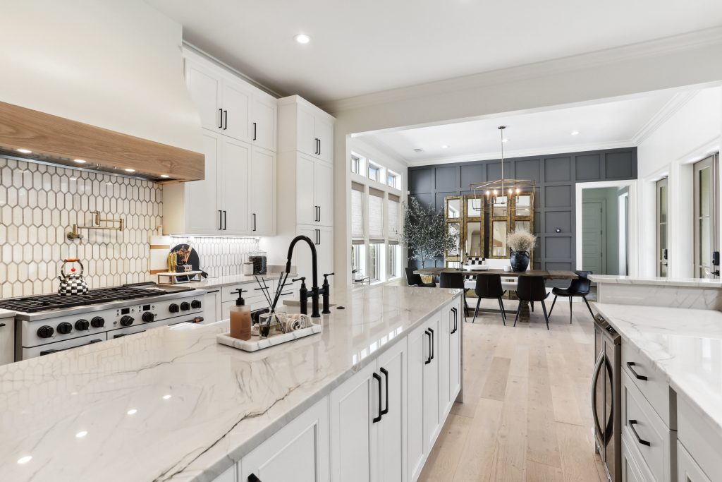 Palmetto House Luxury Kitchen and Dining Room Renovation designed and built by DMG Design+Build