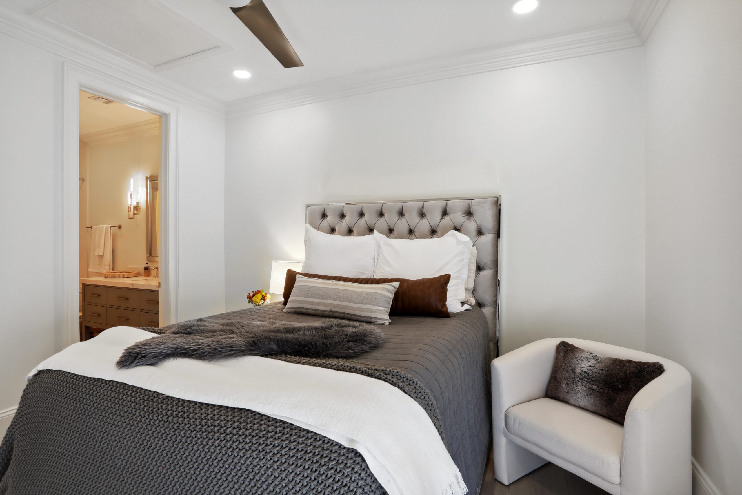 Palmetto House Luxury Bedroom Renovation designed and built by DMG Design+Build