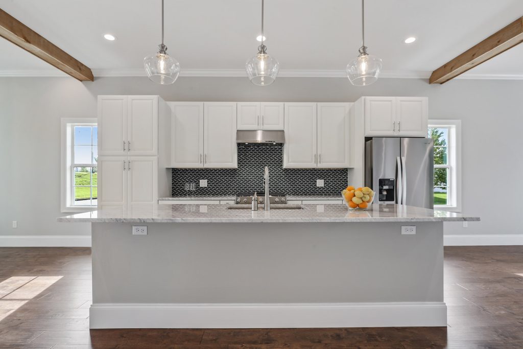 Kitchen in Patterson House luxury new construction custom home designed and built by DMG