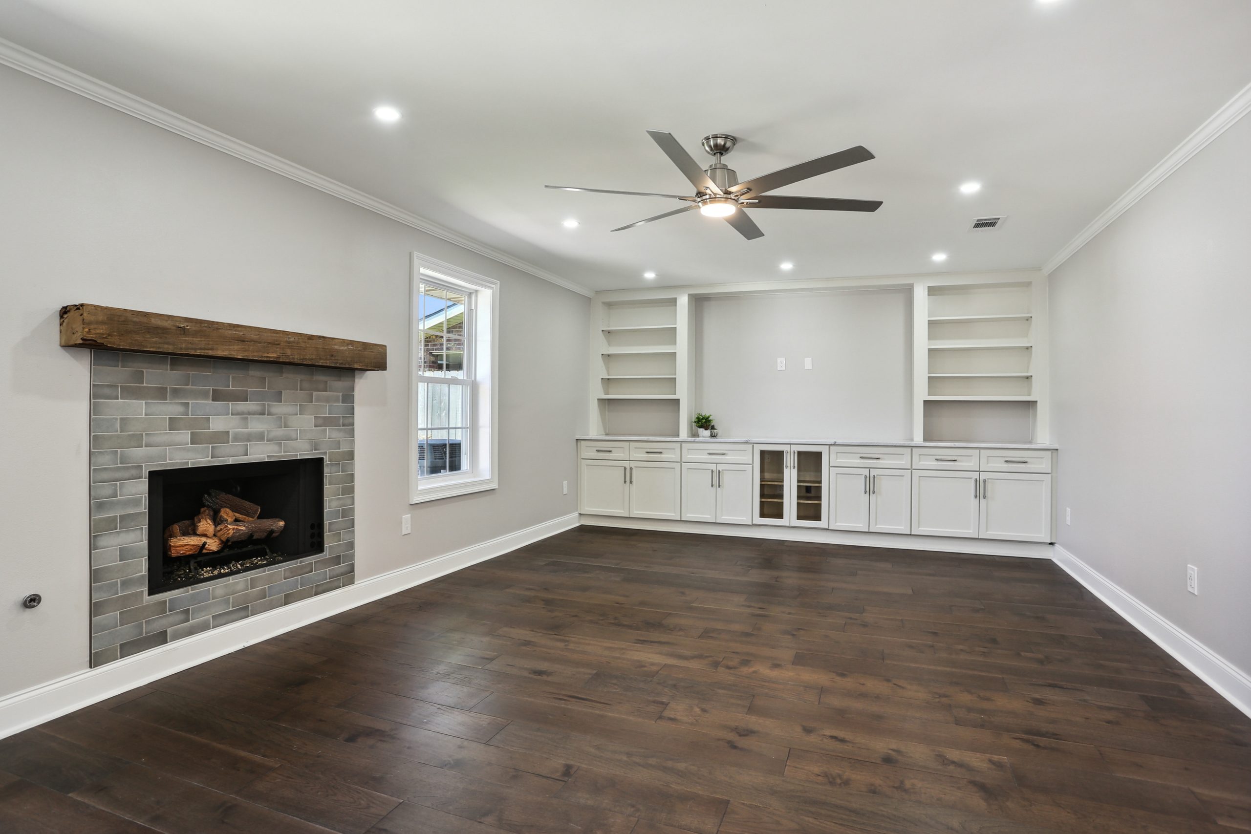 Robeline House Living Room Renovation designed and built by DMG Design+Build