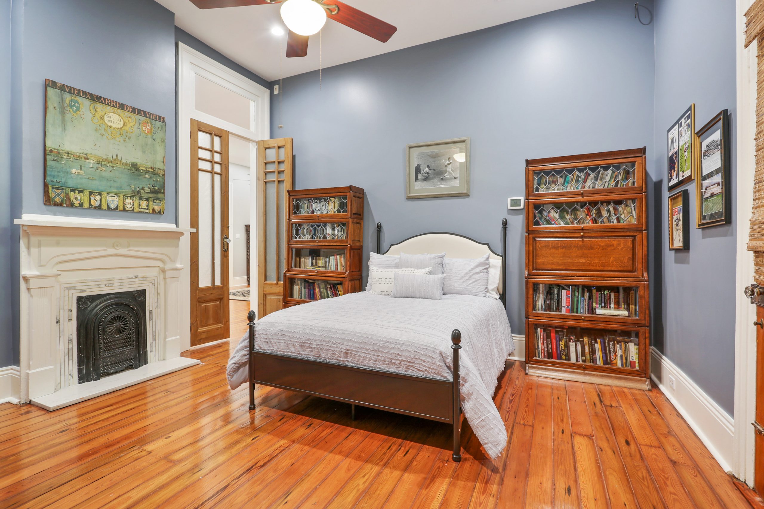 Ursulines House Luxury Historic Home Bedroom Renovation designed and built by DMG Design+Build