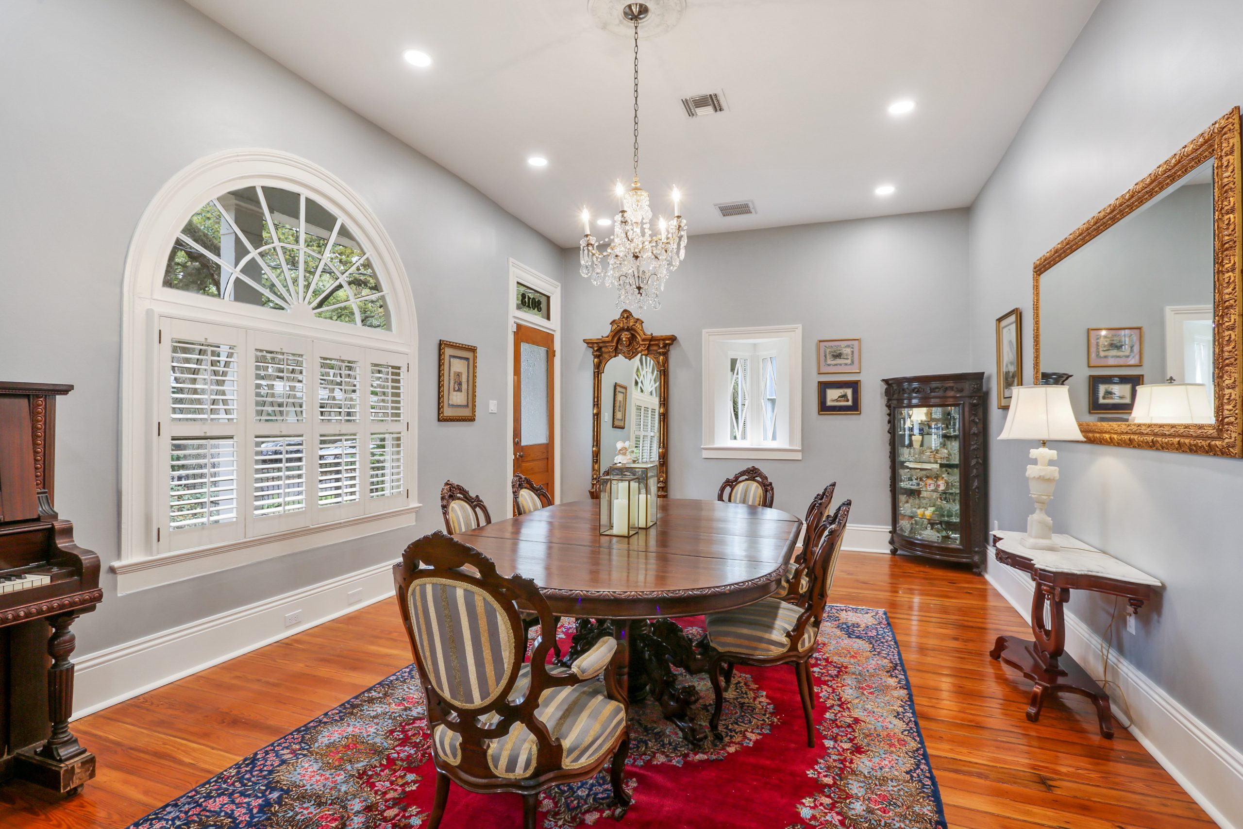 Ursulines House Luxury Historic Home Dining Room Renovation designed and built by DMG Design+Build