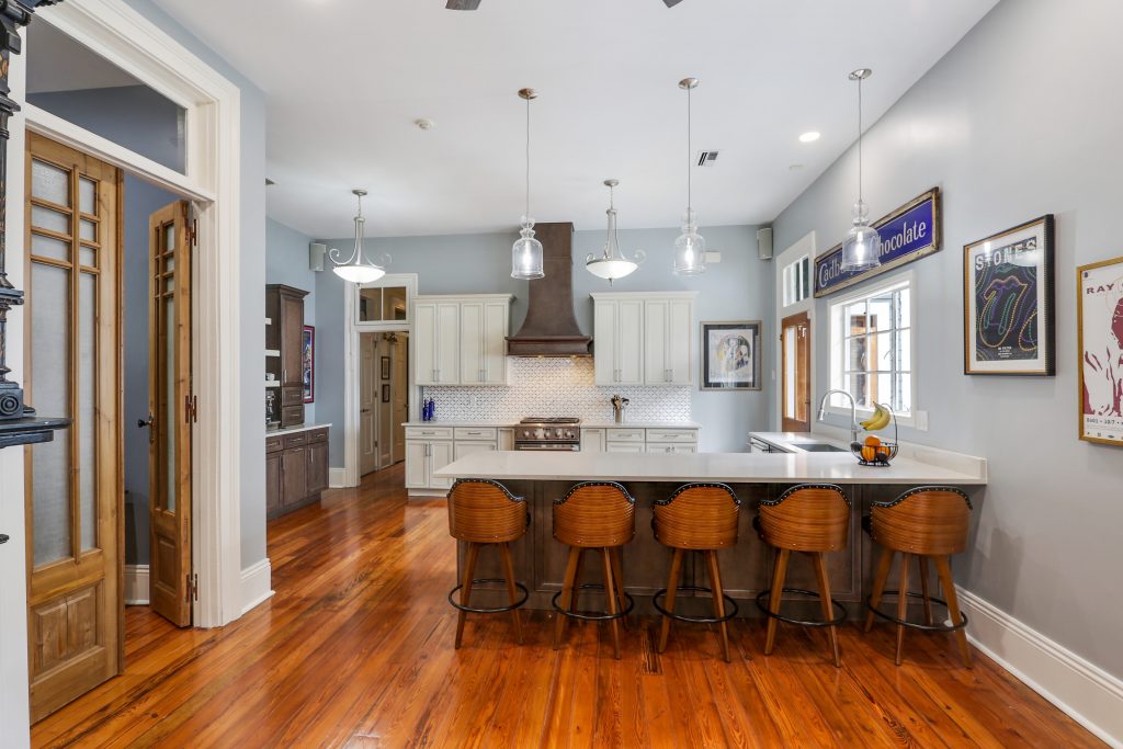Ursulines House Luxury Historic Home Kitchen Renovation designed and built by DMG Design+Build
