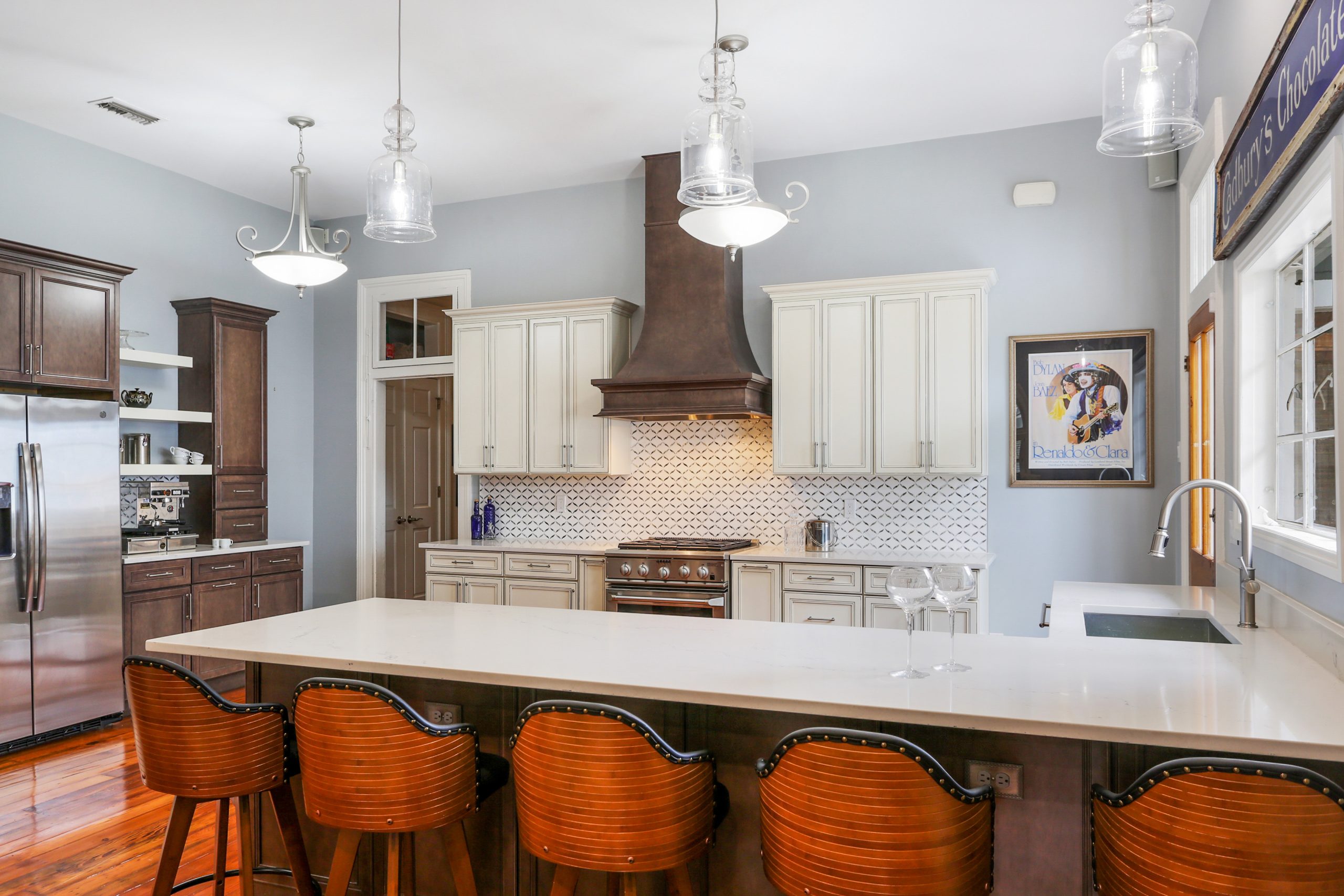 Ursulines House Luxury Historic Home Kitchen Renovation designed and built by DMG Design+Build