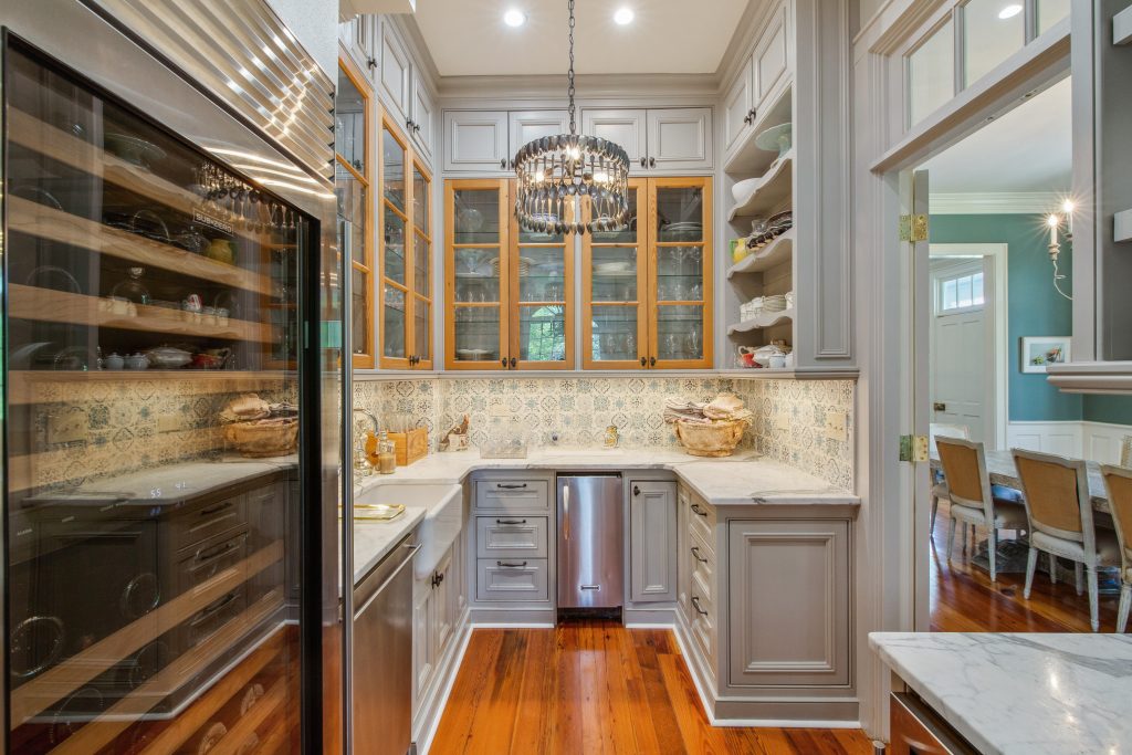 Neslo House Luxury Custom Butler's Pantry designed and built by DMG Design+Build