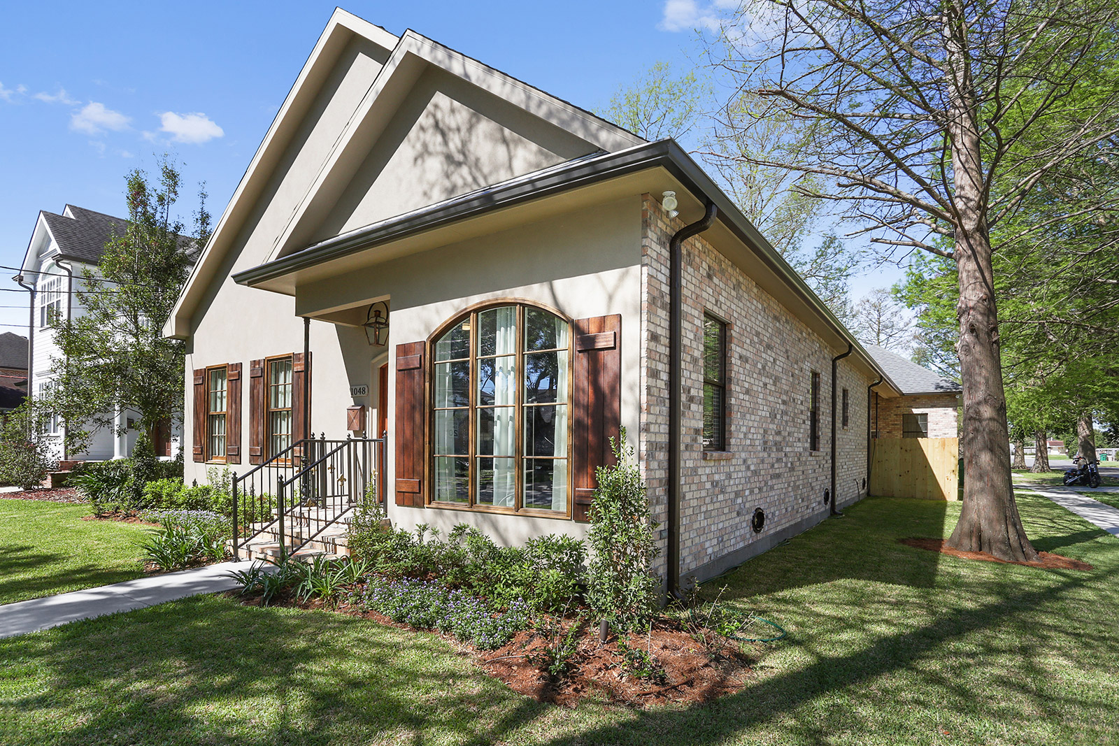 Sena House Front Exterior Renovation designed and completed by DMG